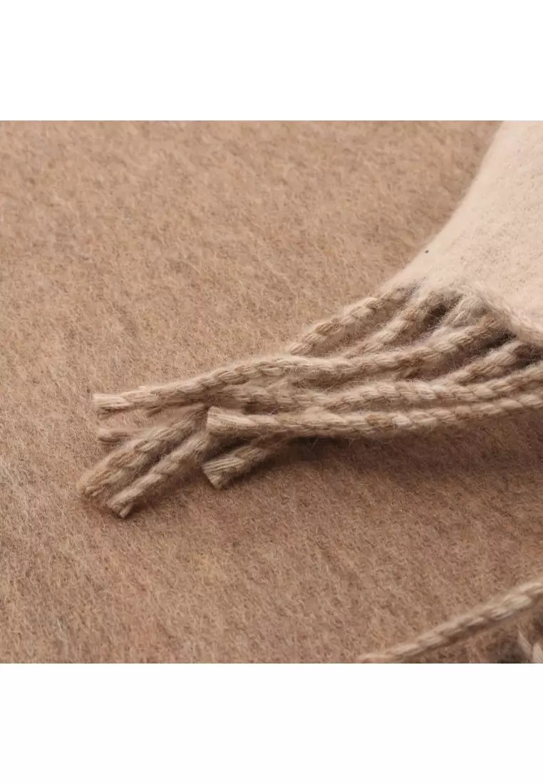 Pre-Loved Hermès Lectoverso Scarf beige Scarf cashmere beige