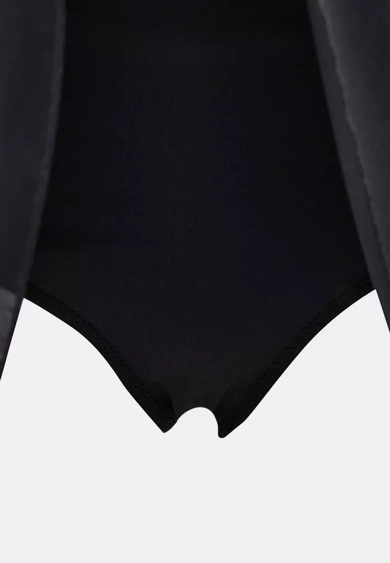 Black Accessory U-Neck Covered Regular Skirt Swimsuit Tbess26Ma25