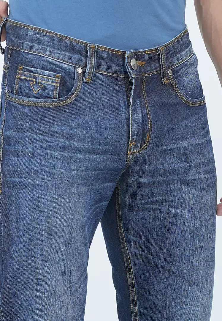 LGS - Celana Denim - Jeans - Perfect Fit - Washed - Whisker - Biru - JPF.492.P108.A687.C