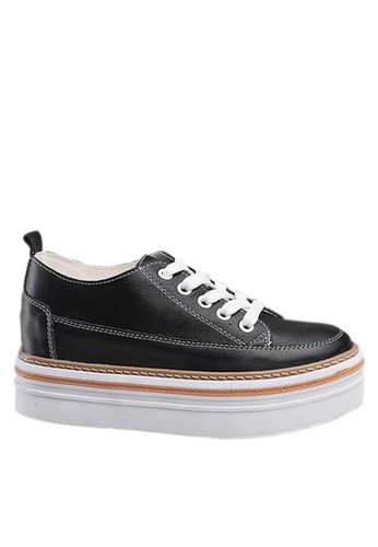Twenty Eight Shoes black Top Layer Calf Platform Shoes VC8882 F3499SHAE3A9B6GS_1