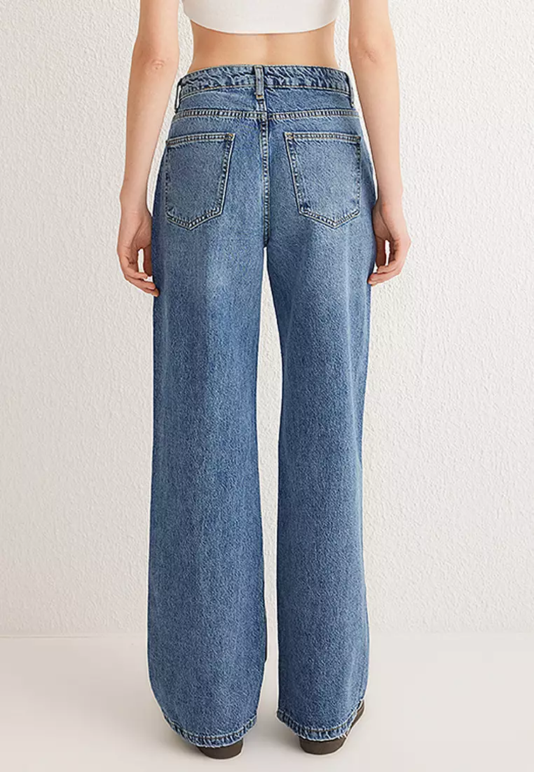 High Waist Wide Leg Jeans
