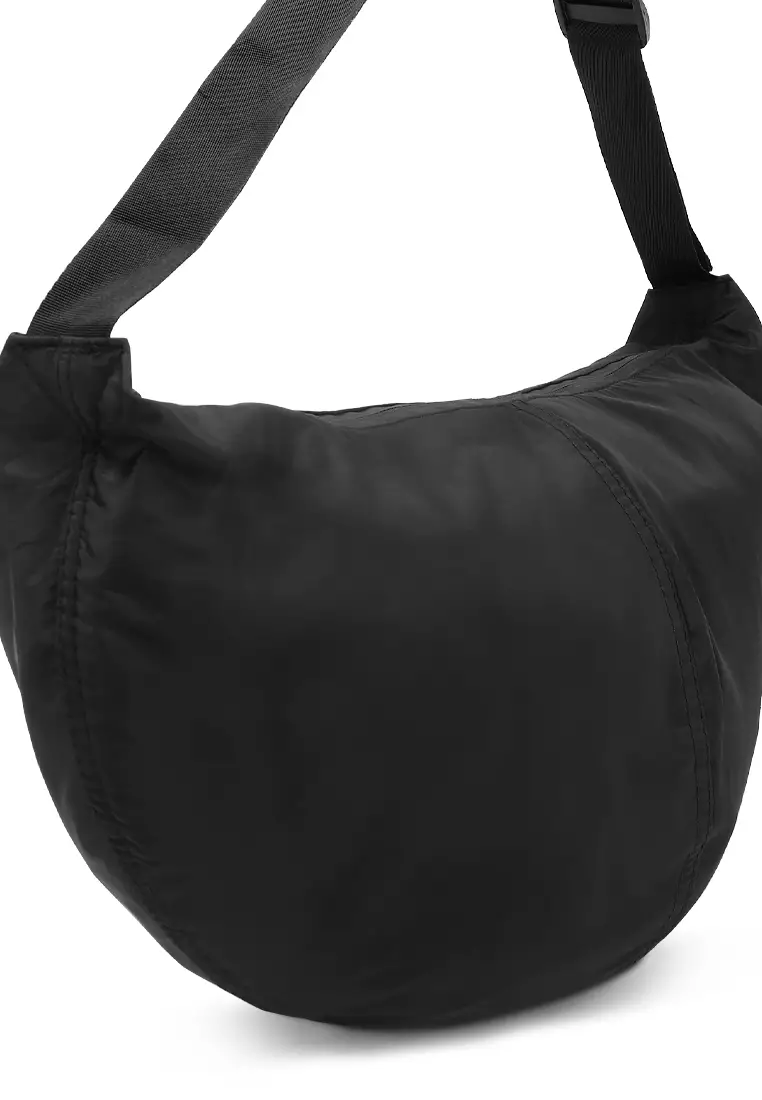 Tas Bahu Mini Gesper Klip Warna Hitam