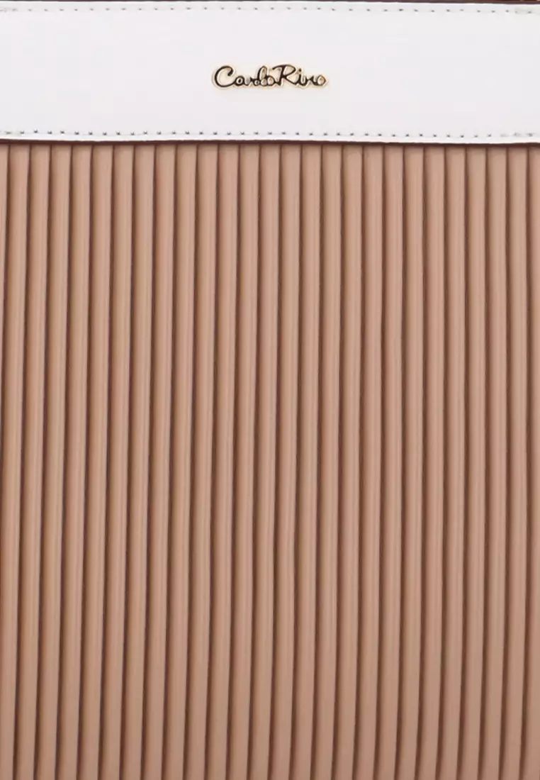 CR Livia Top Handle Bag - Dark Beige