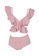 Twenty Eight Shoes pink VANSA Sexy Ruffle Bikini Swimsuit VCW-Sw1915 F5A8DUS8F1FA21GS_1