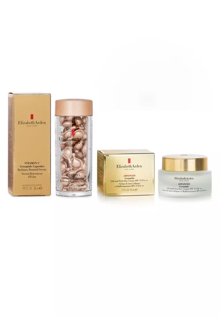 Elizabeth Arden Ceramide Vitamin C Capsules - Radiance Renewal Serum + Advanced Ceramide Lift and Firm Day Cream SPF 15