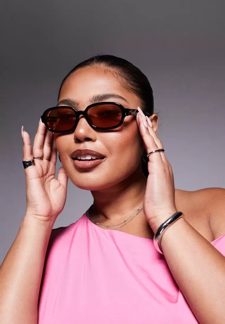 Could Never Sunglasses - Black/Dark Apricot