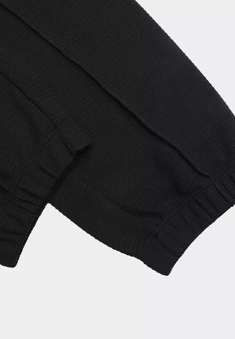 FILA CORE Women's MAGIC STICK WHITE LINE ORIGINALE Knit Pants in Black