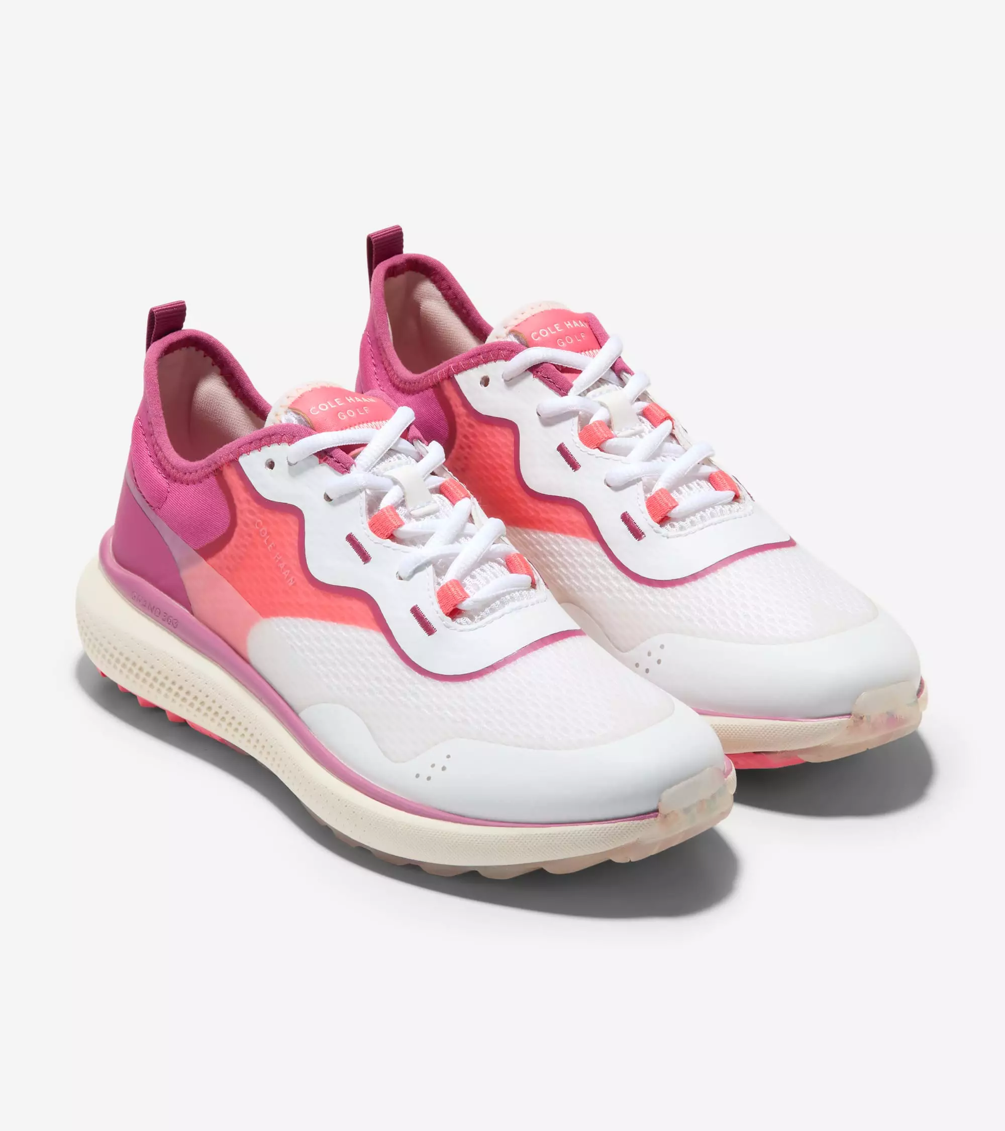 Cole Haan Women Zerogrand Fairway Golf - Sepatu Wanita (White)