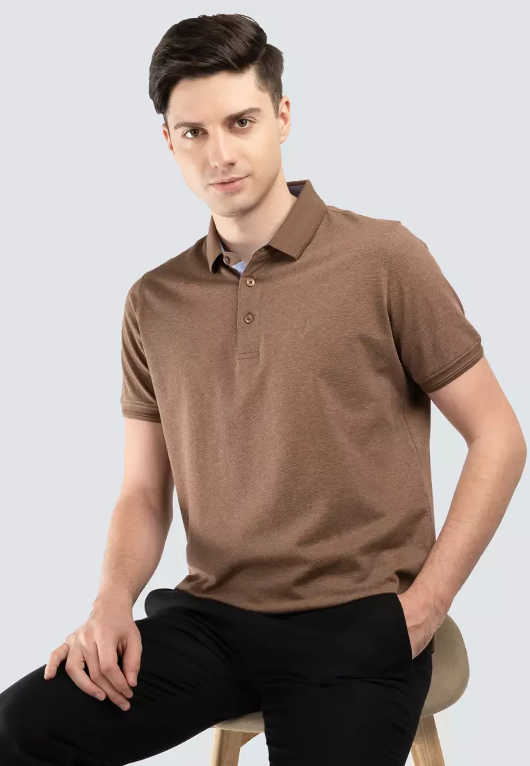 Business casual short sleeve hot sale