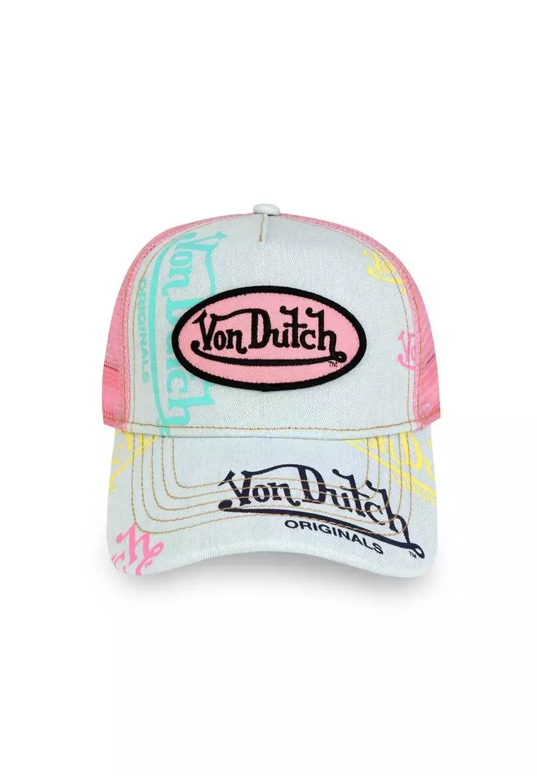 Pink von dutch hat outlet