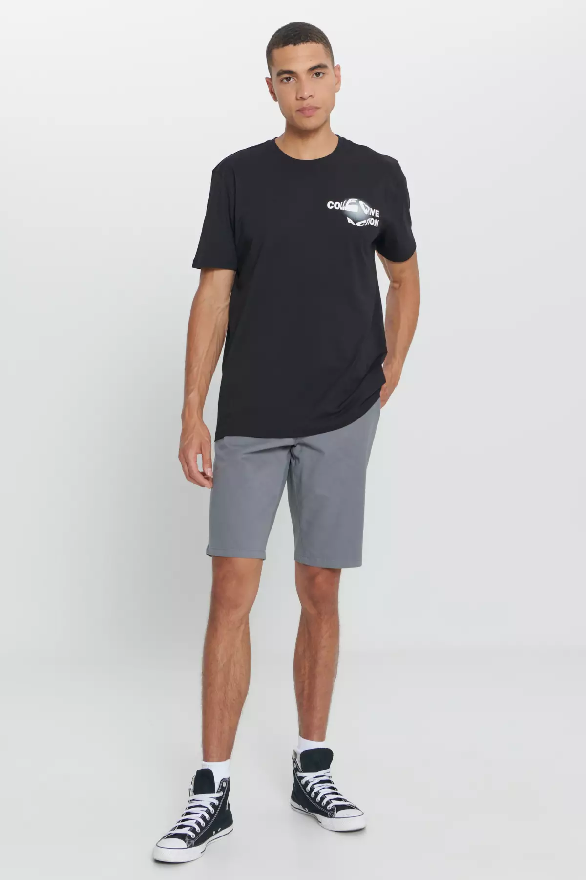Slogan Print Regular Fit T-Shirt