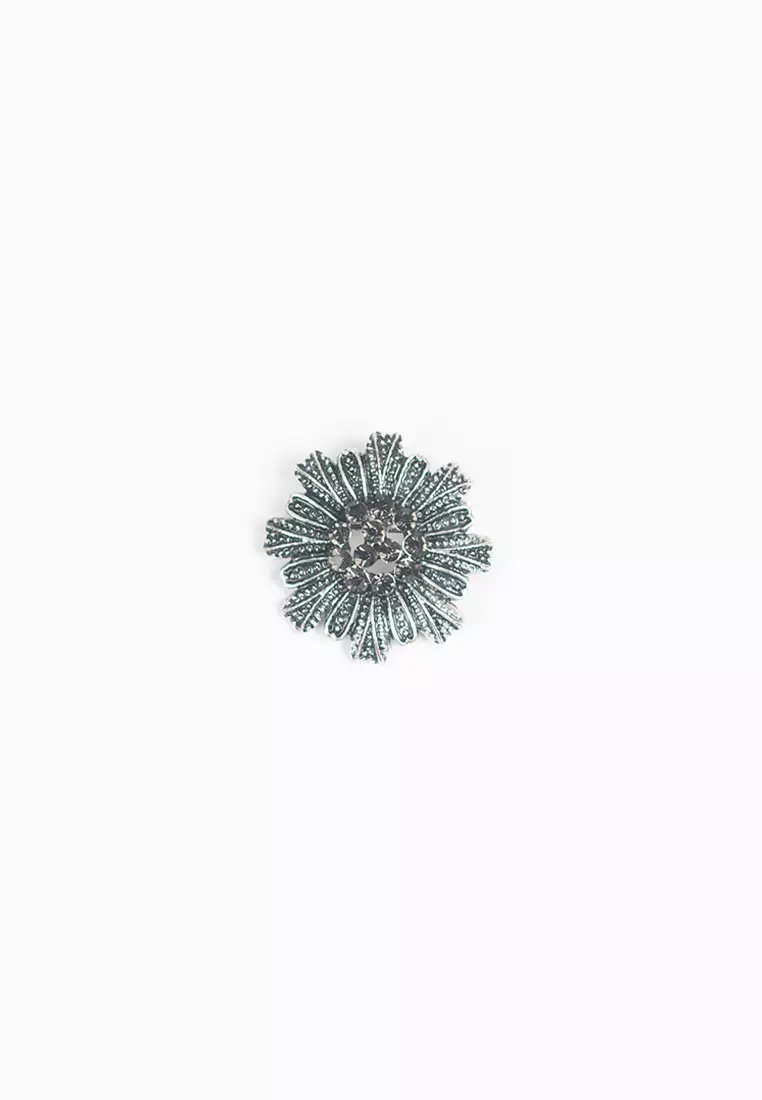 Houseofcuff lapel pin brooch bros untuk jas TUSUK SILVER A44