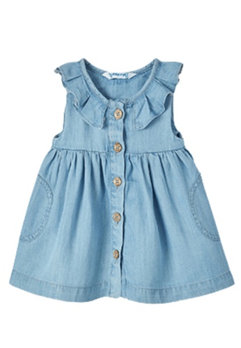 RAISING LITTLE blue Quillan Baby & Toddler Dresses F32A6KA57C25BBGS_1