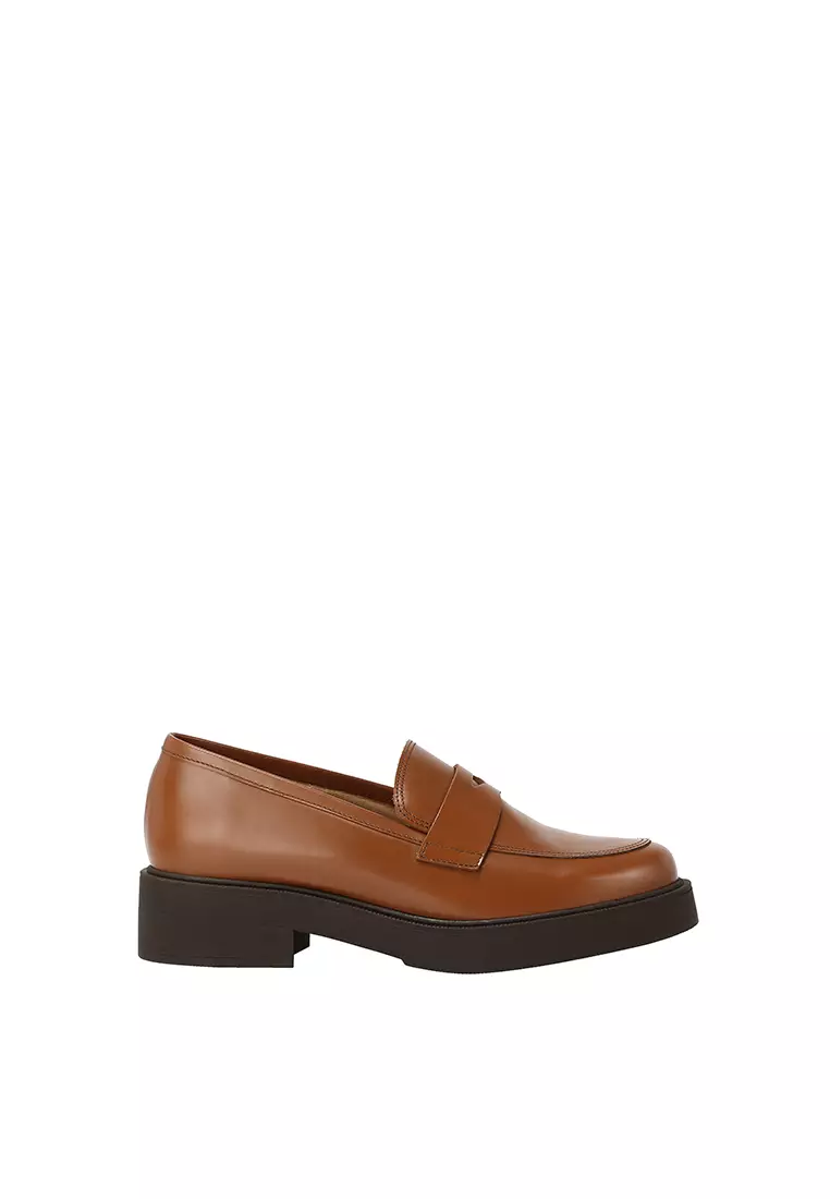 Discount on Beracamy  shoes - SKU: Beracamy Portuguese Heeled Loafer - Coconut Shell