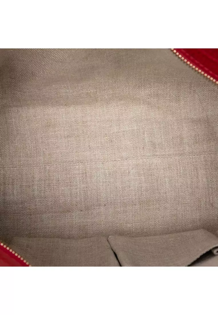 Pre-Loved Gucci Leather Bamboo Tassel Satchel