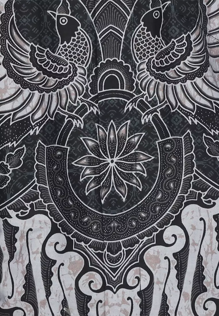 My Aksa Batik Pria Kemeja Furing Koko Panjang Erwin Elga