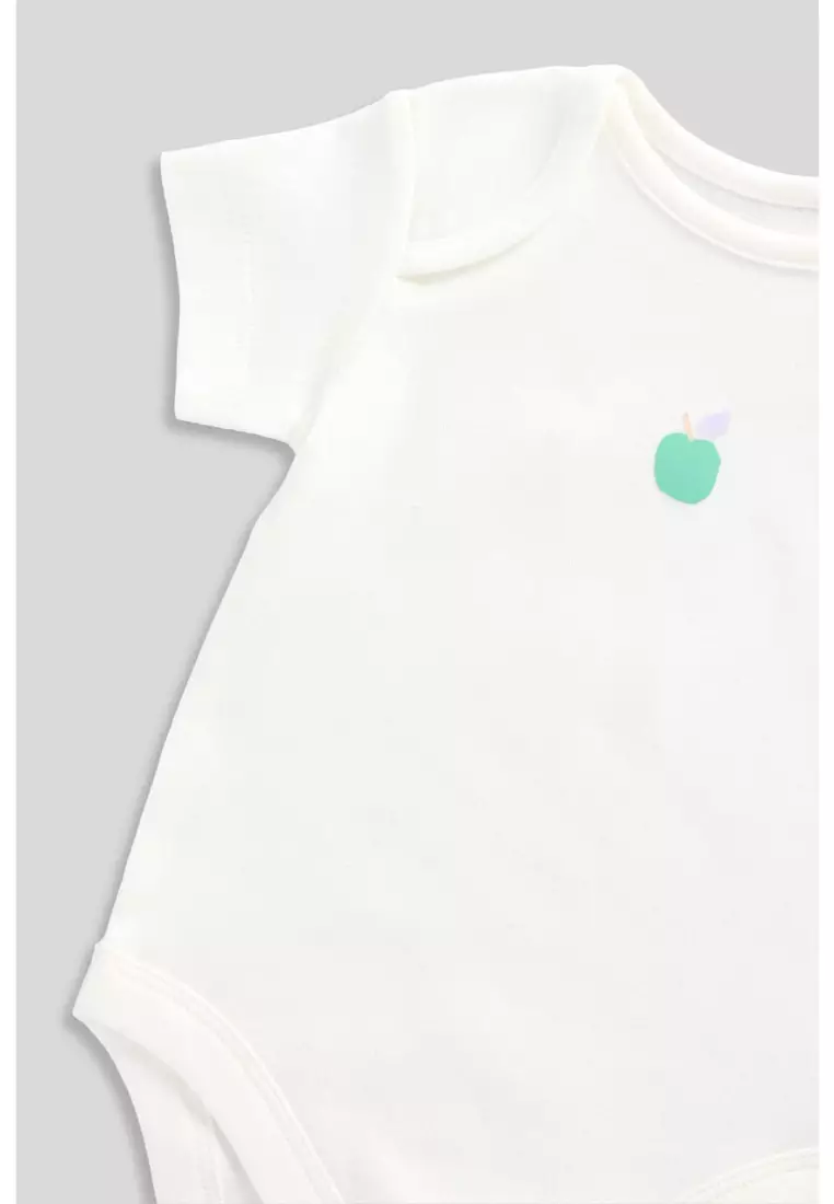 Garden Short-Sleeved Bodysuits - 5 Pack