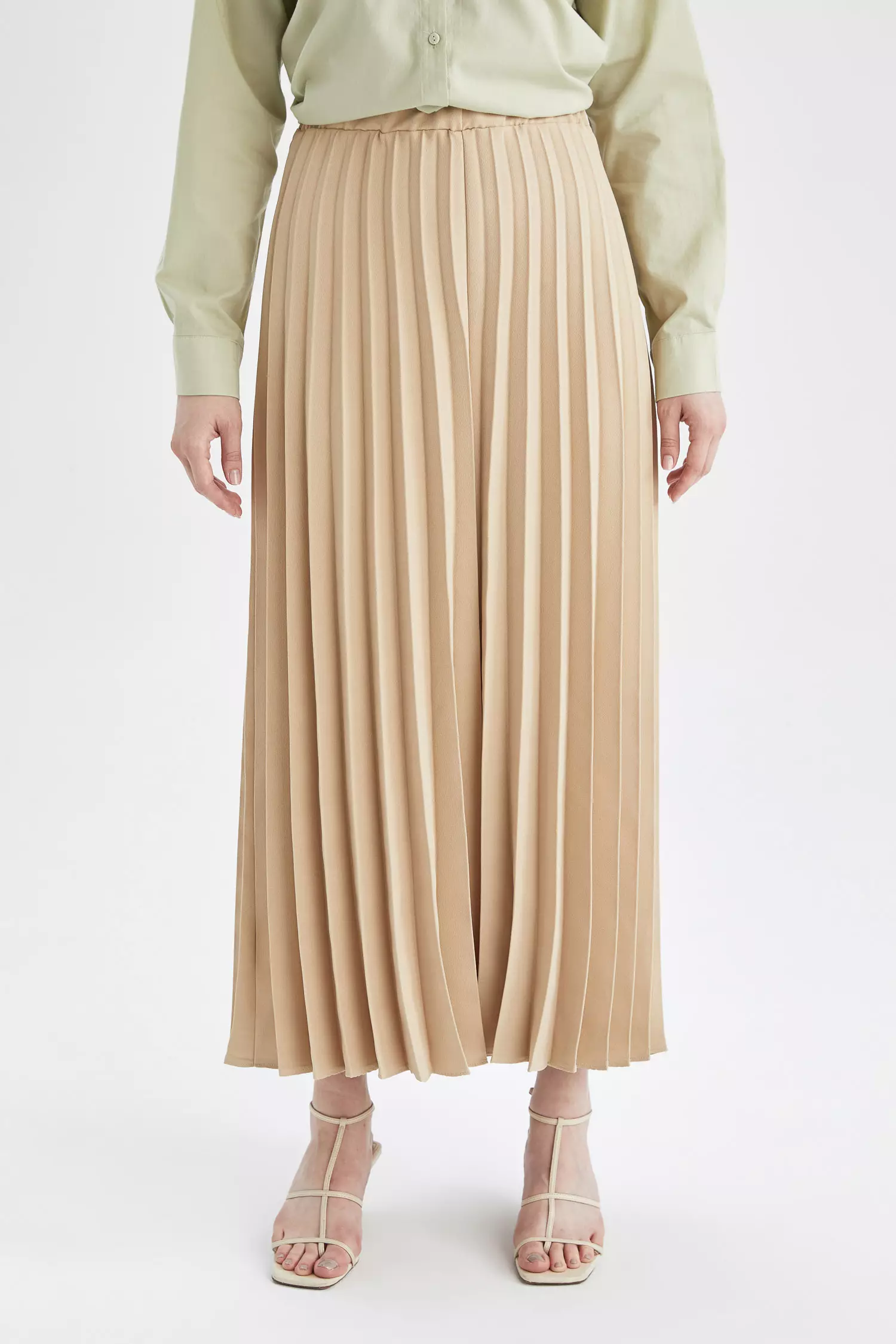 Pleated maxi online skirt malaysia