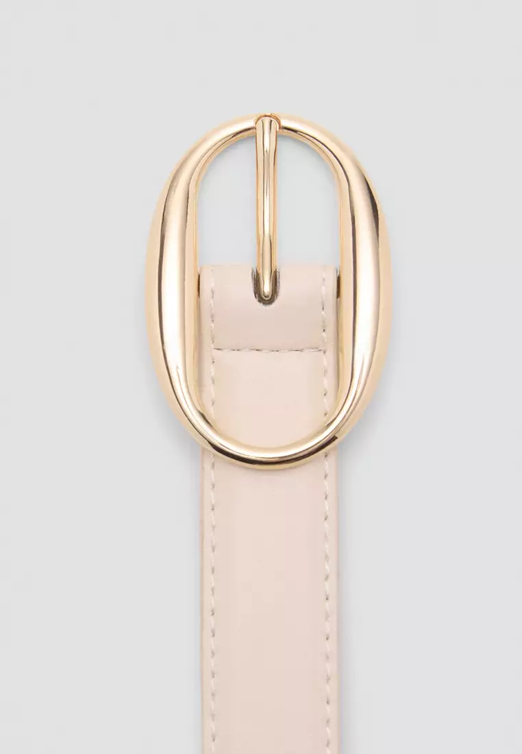 Oval Buckle Belt