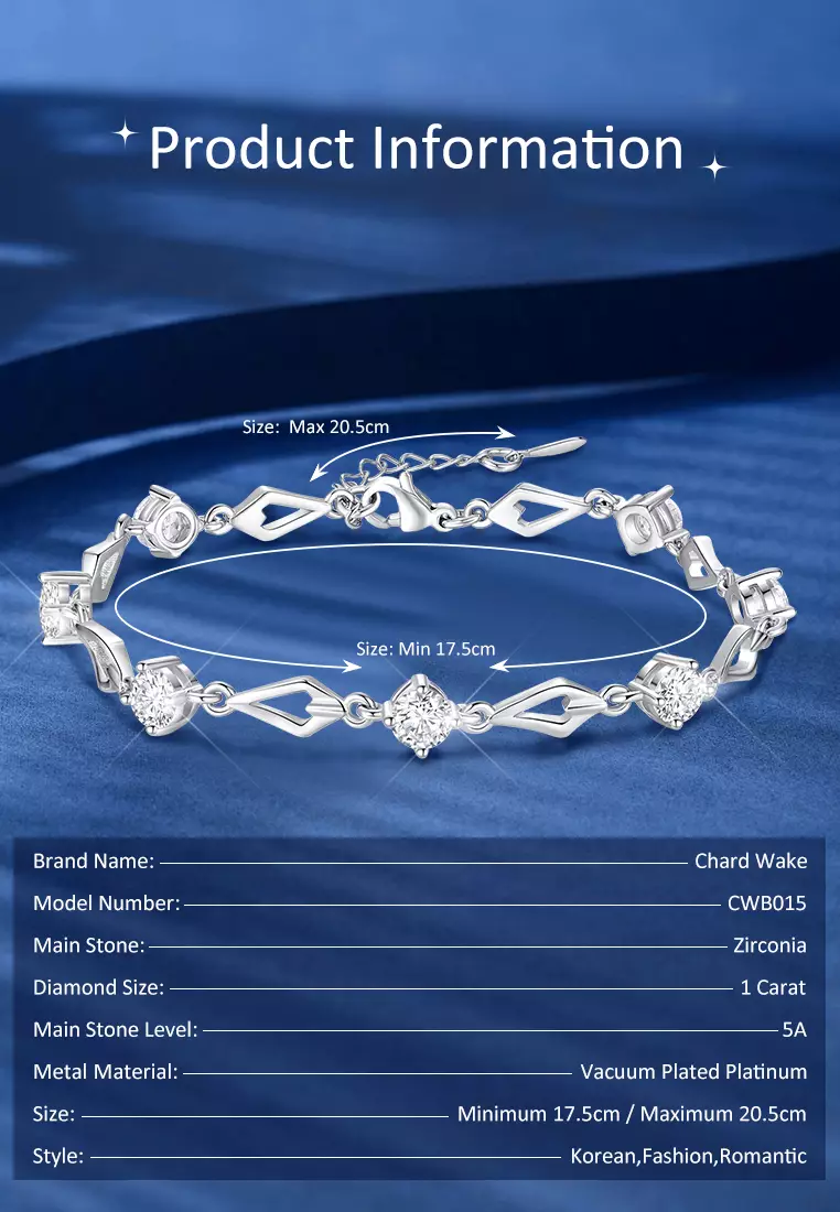 Gelang Wanita Perhiasan Berlian Mewah Fashion Korea Original Bracelet