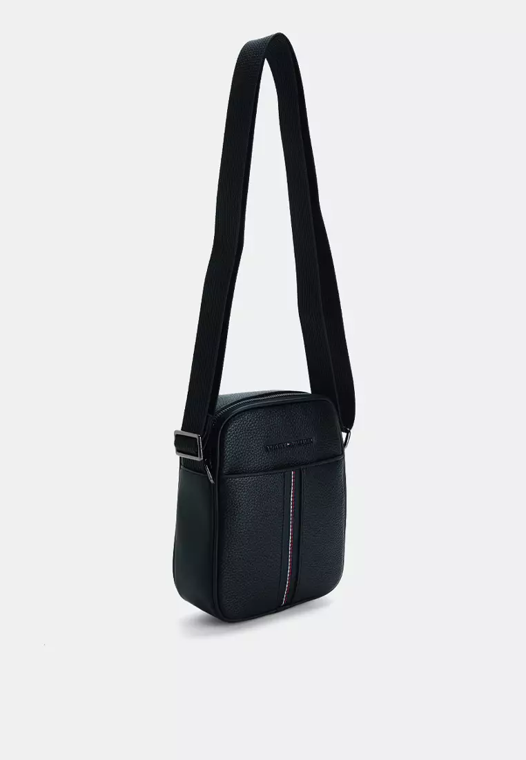 Pebble Grain Crossbody Reporter Bag - TH Mainline