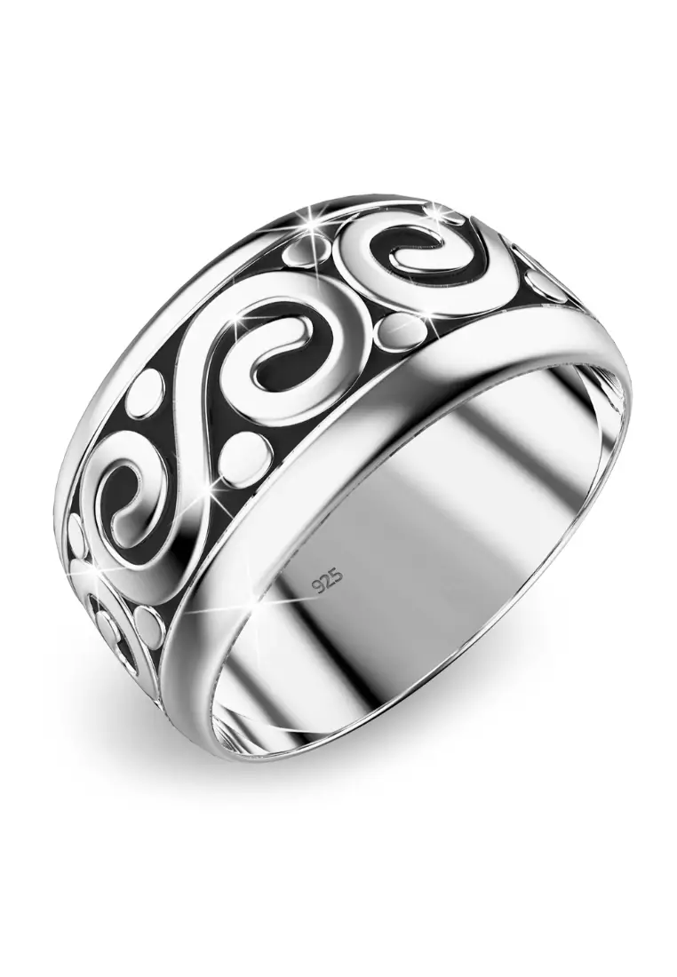 Buy 925 Signature Solid 925 Sterling Silver Antique Celtic