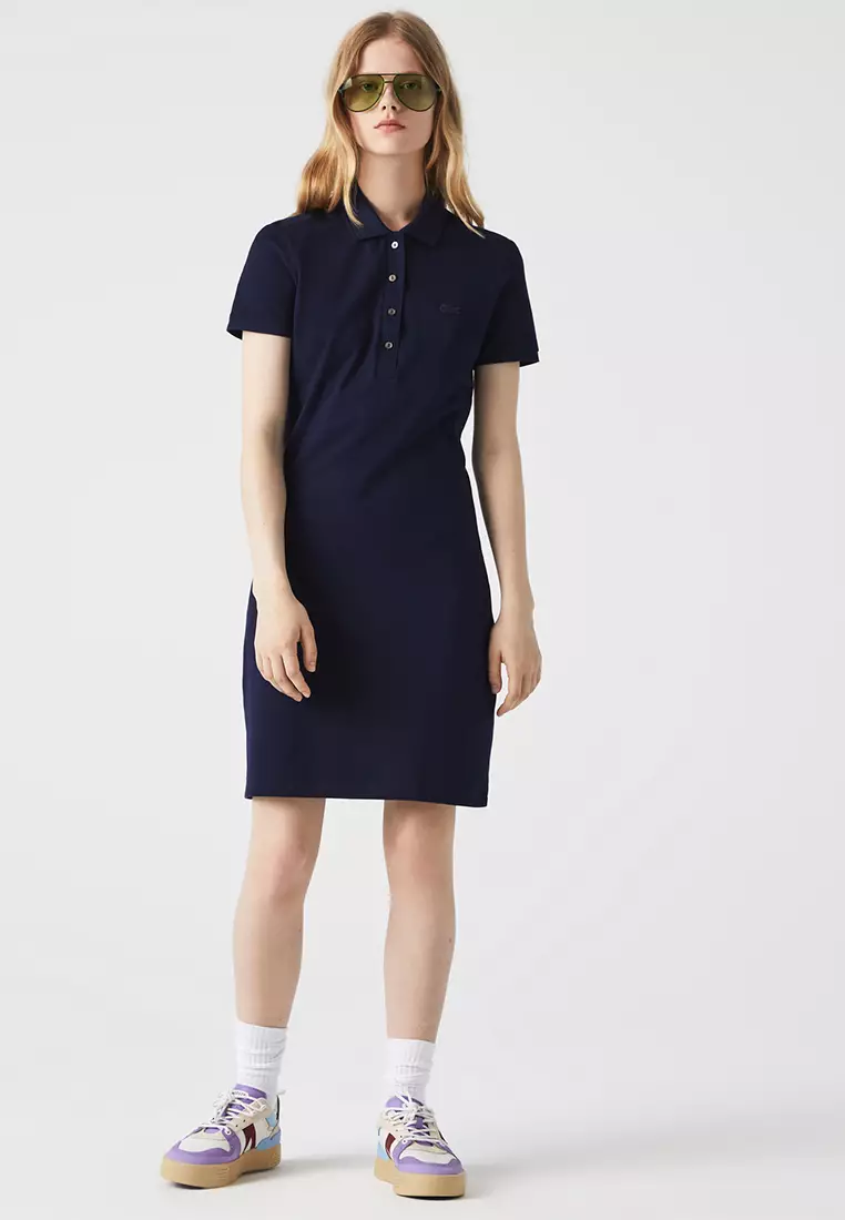 Women's Stretch Cotton Piqué Polo Dress