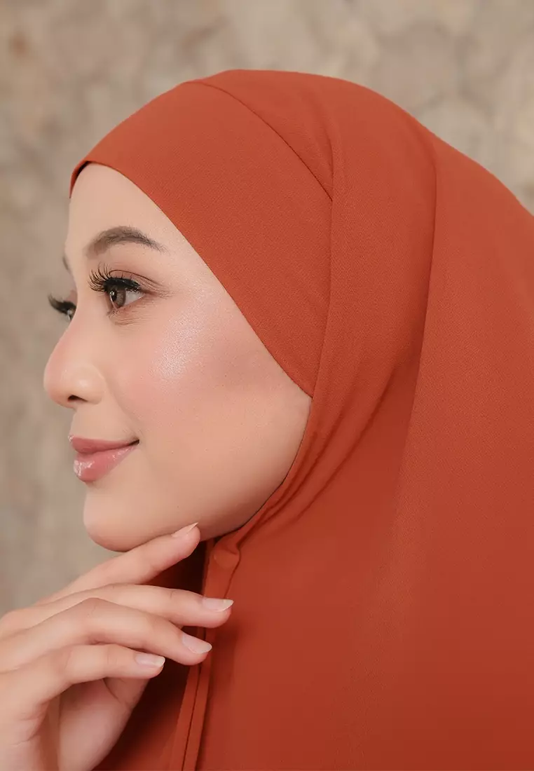 KHIBAN KHAIRA MAGNET PLUS NIQAB - DUSTY BRICK