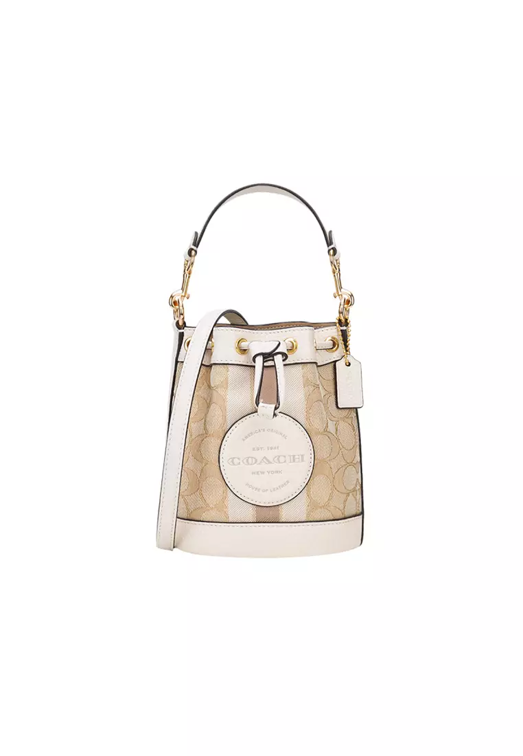 Coach Town Bucket Bag in Signature Canvas with Disco Star Print