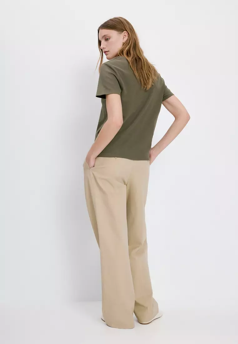 V-Neck Cotton T-Shirt