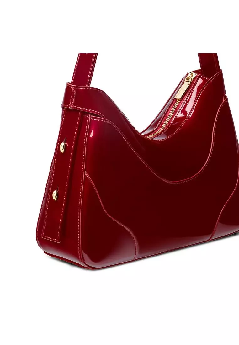 Tanga Maxi Patent - Cherry Red