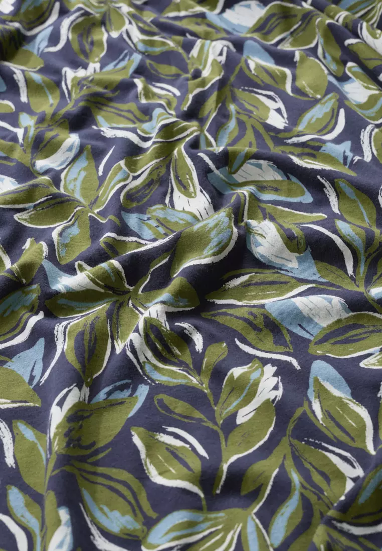 Seasalt Cornwall Green 3/4 Wild Bouquet Dress