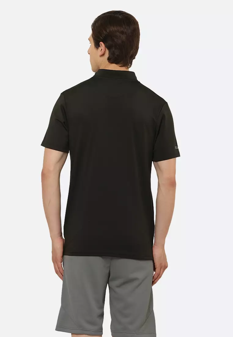 Black Luxe Men's Athleisure Chinese Collar Designer Tee