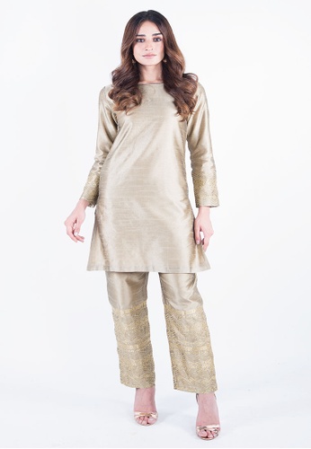 Begum Glam Gold from Ann Khan Exclusive in Gold and Brown