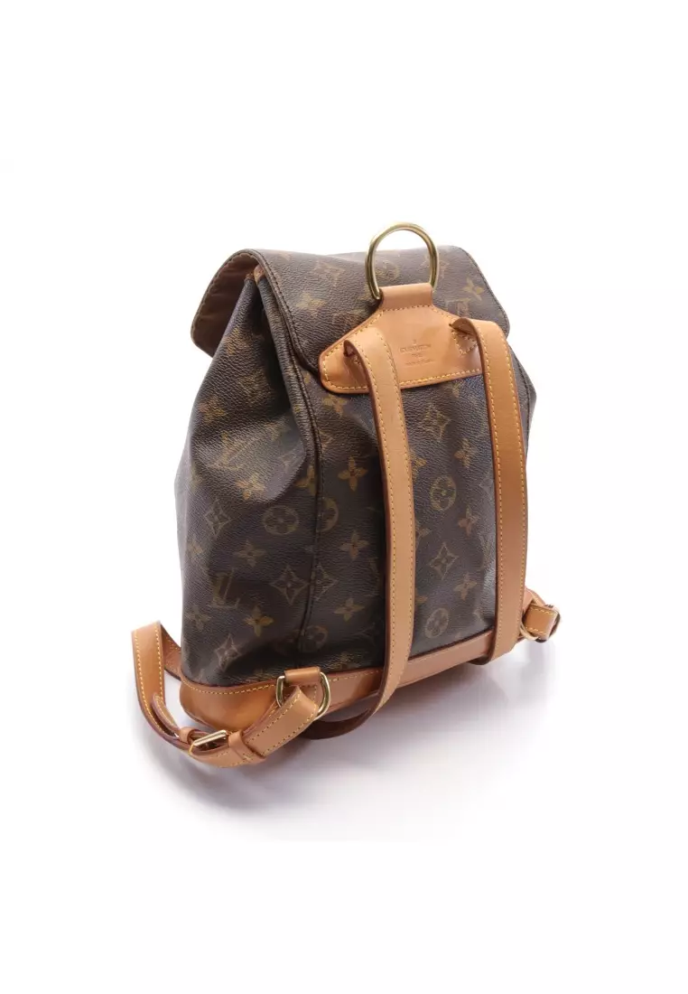 Buy Louis Vuitton Pre-loved LOUIS VUITTON Montsouris MM monogram Backpack  rucksack PVC leather Brown Online