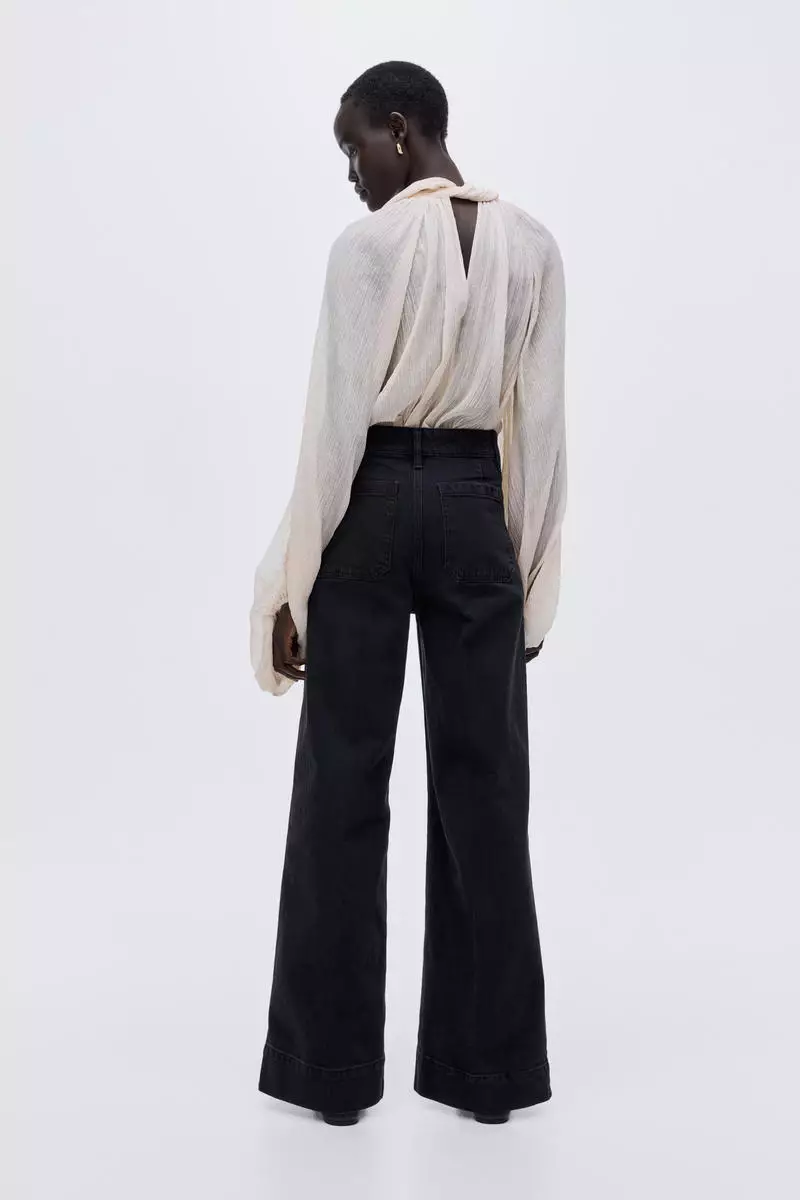 Wide High Jeans
