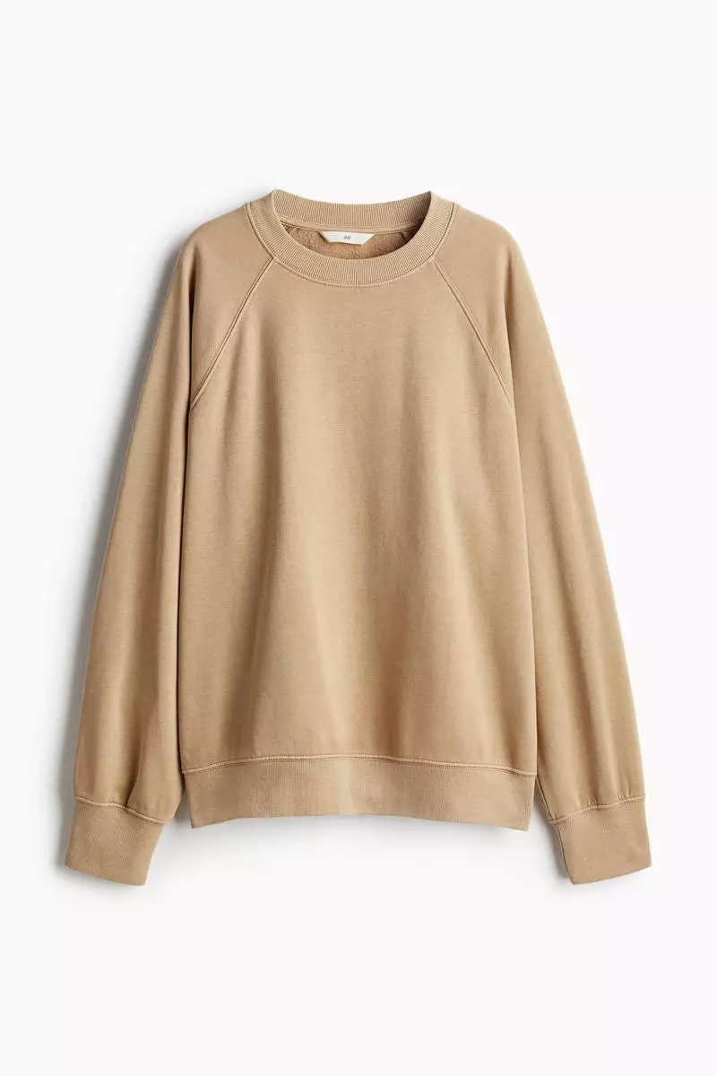 H&m beige sweatshirt on sale