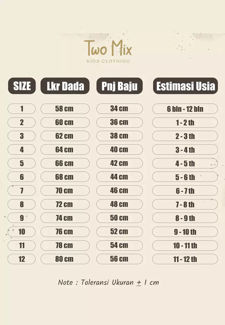 Two Mix - Baju Koko Anak Cowok - Baju Muslim Anak Laki 1-12 Tahun 4341 - Warna Navy