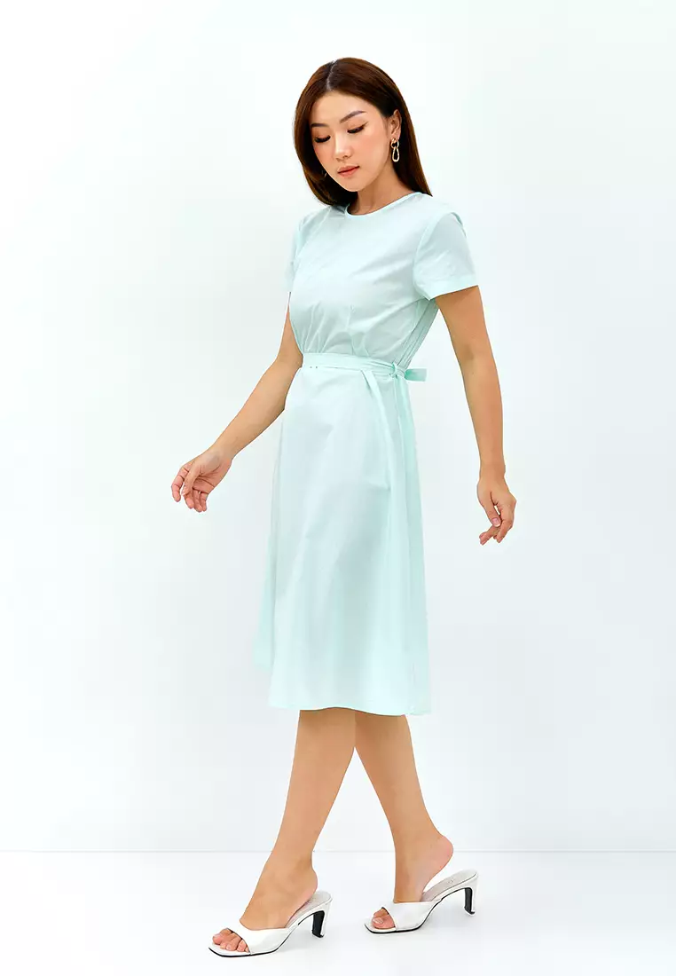 Clara Aqua Glass Dress (G.4398)