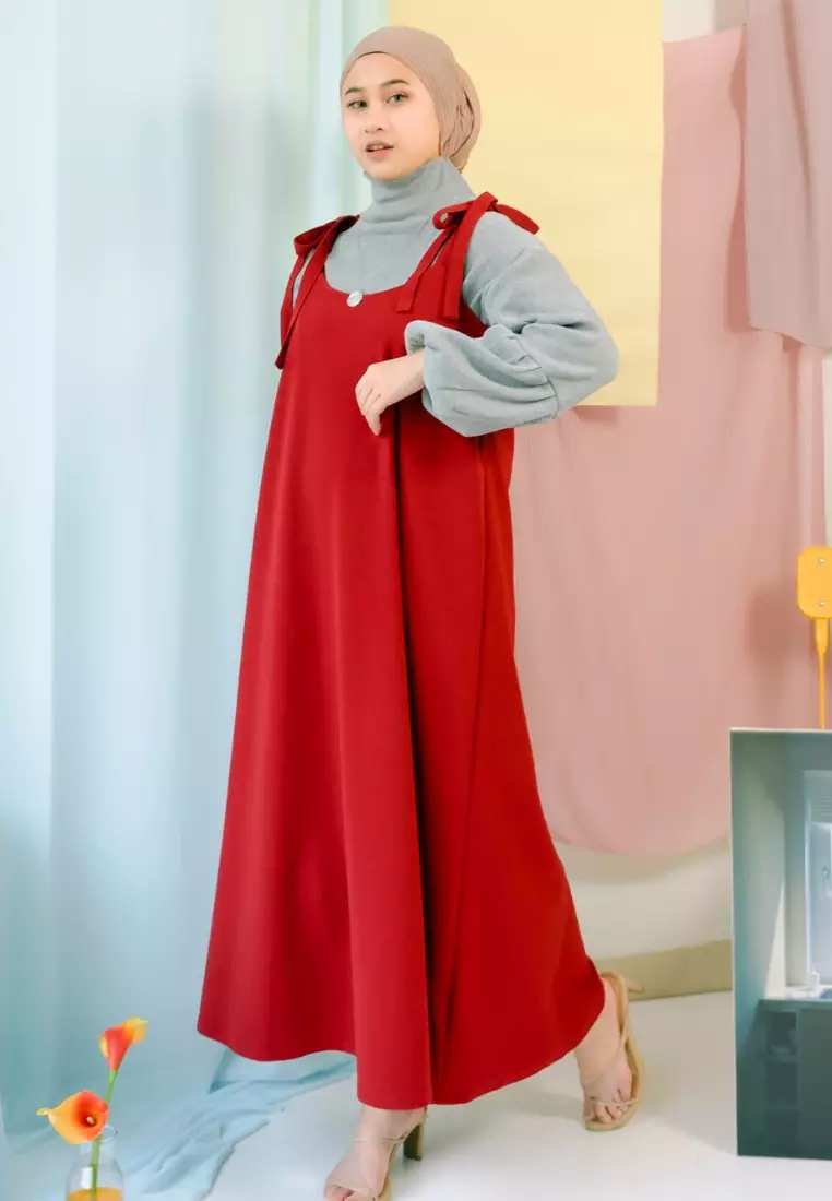 Disa Overall Light Maroon