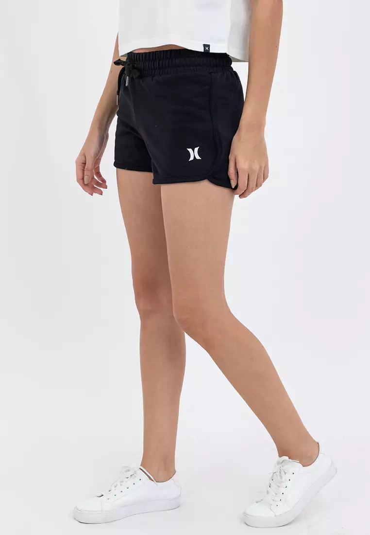 Ladies Brand Logo Shorts Black