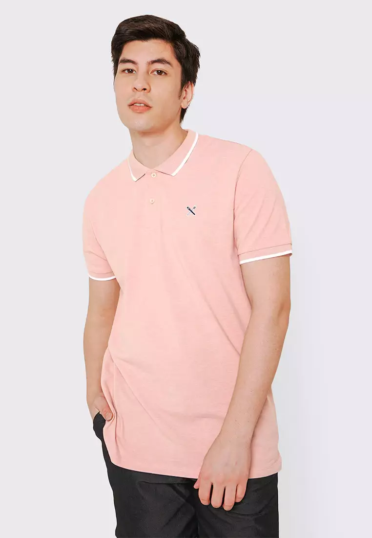 Polo Pique With Contrast Trim