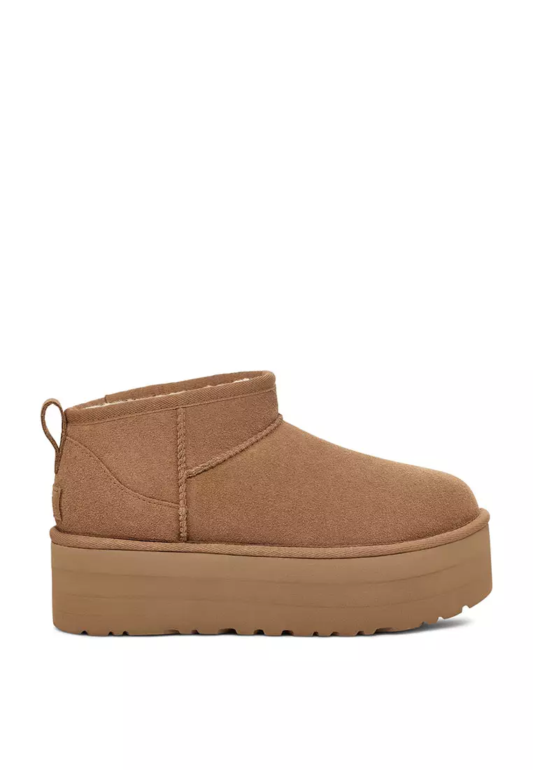 Discount on Ugg  shoes - SKU: Ugg Women's Classic Ultra Mini Platform - Chestnut (1135092-Che)