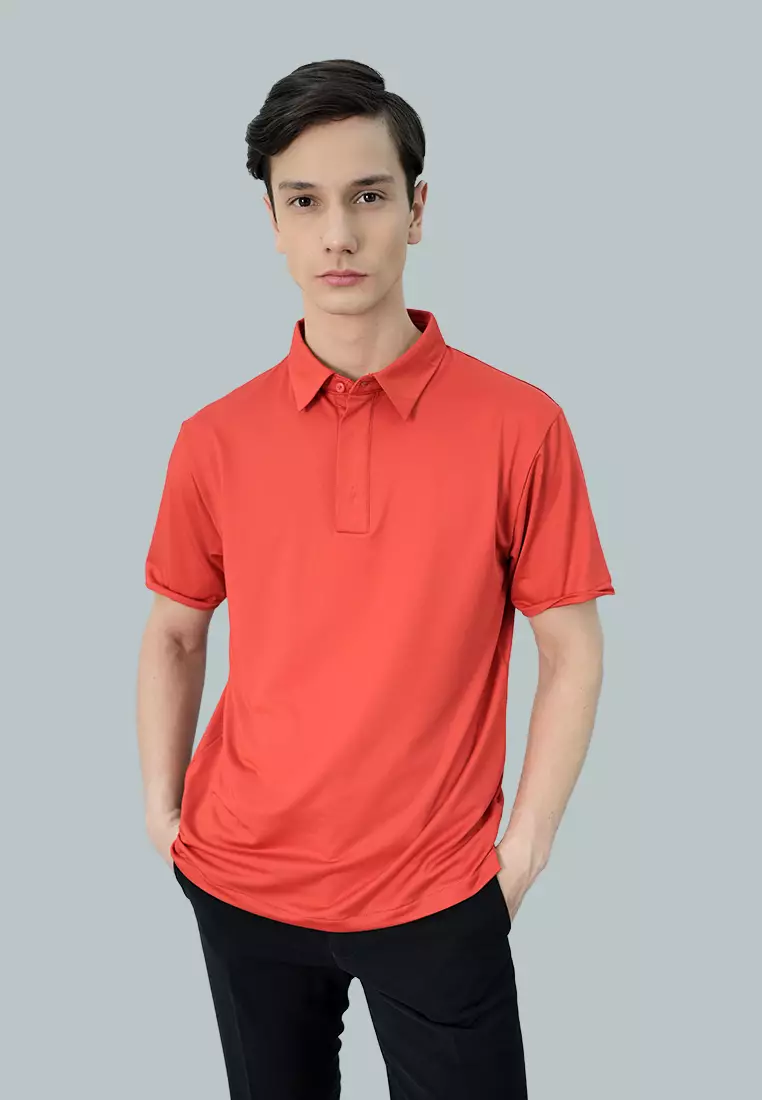 Johnwin Polo Dri Fit Kaos Polo Pria Coral Polos FWS.638.C007.008.C