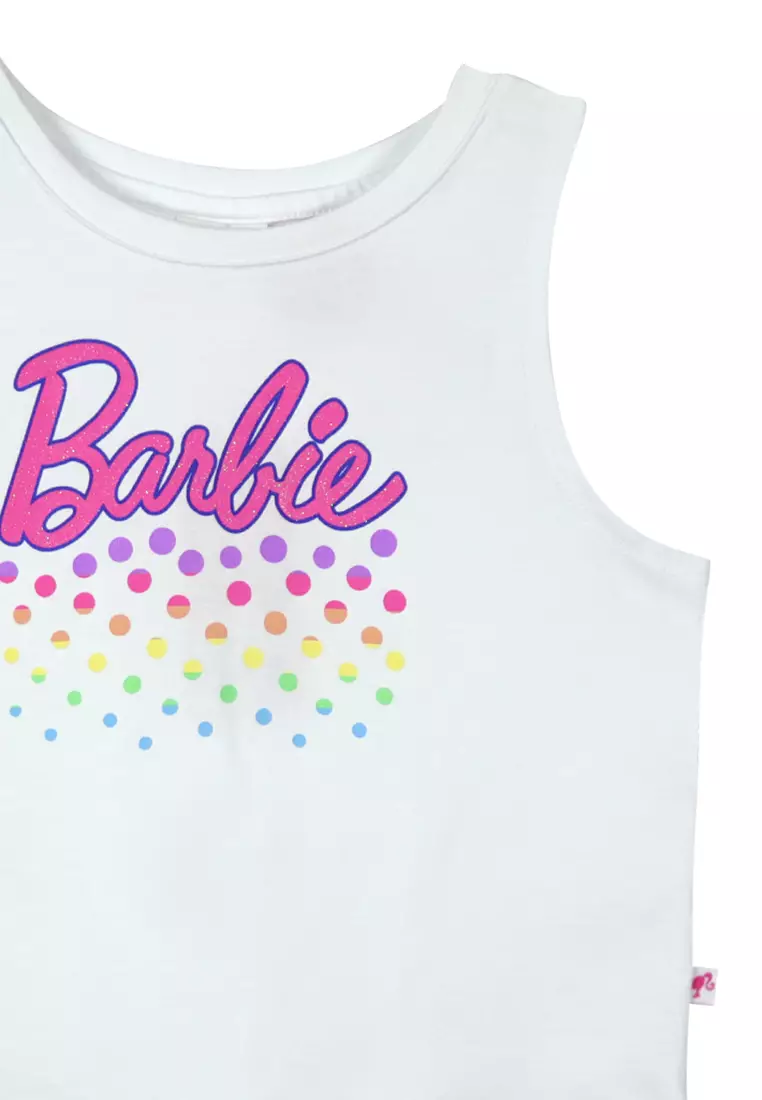 Barbie Girls Sleeveless Crop Top