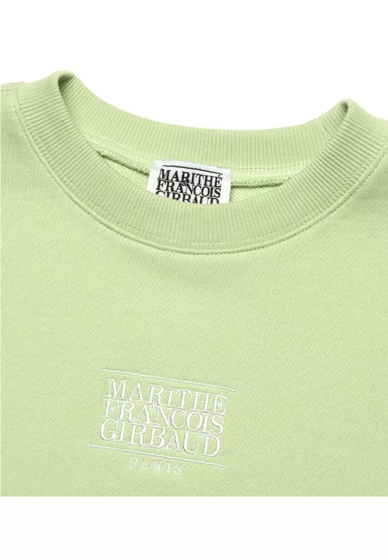 MARITHÉ New Classic Logo Sweatshirt Light Green