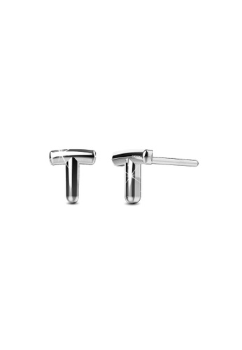 925 Signature silver 925 SIGNATURE Solid 925 Sterling Silver Initial Alphabet Personalised Stud Earrings- T 25800ACD48E3D8GS_1