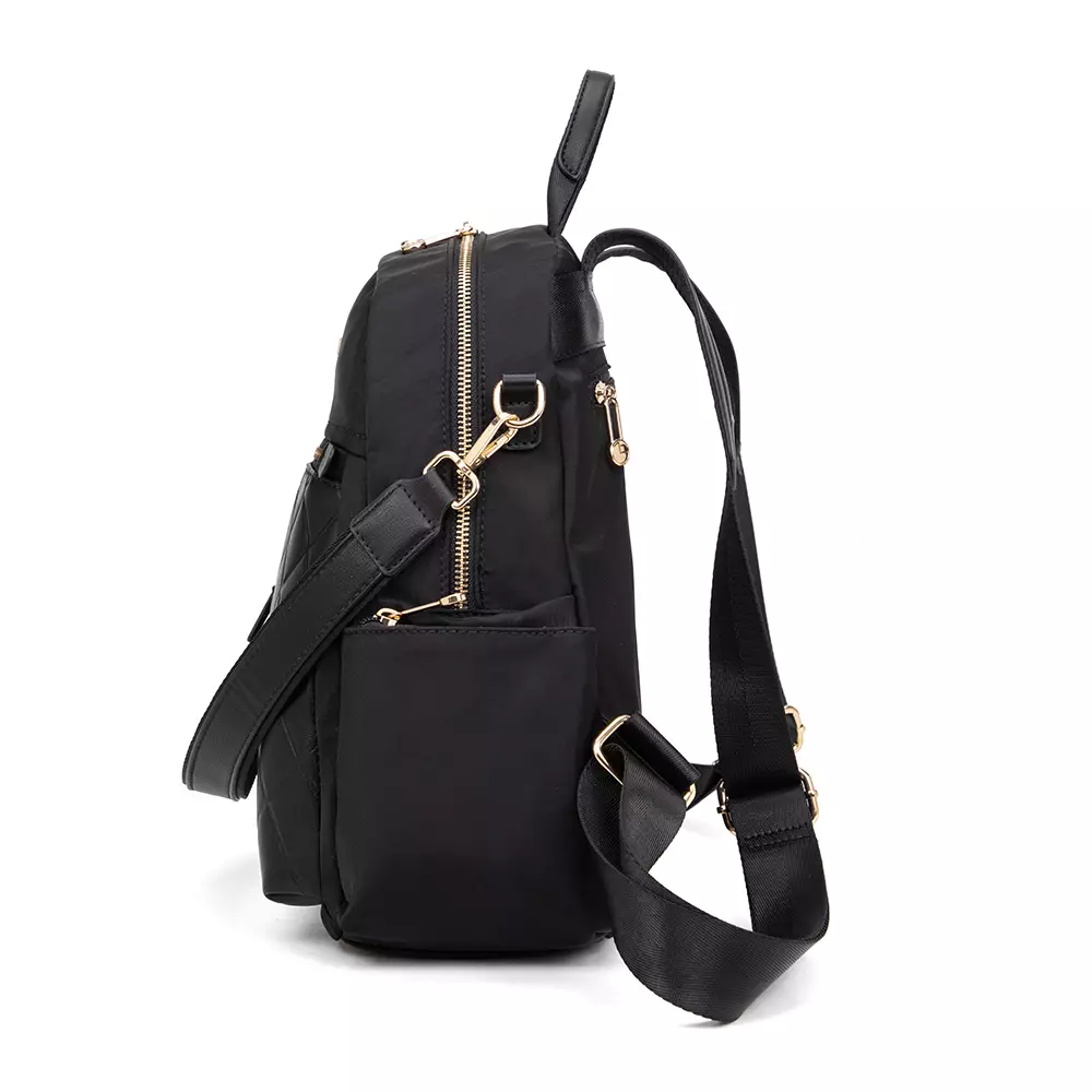 En-ji Munsan Backpack Wanita Warna Black