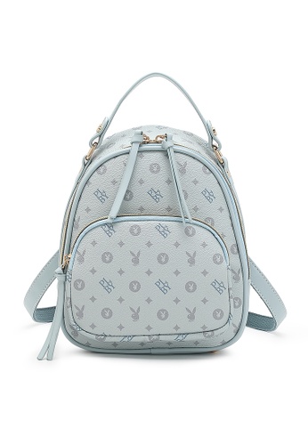 PLAYBOY BUNNY blue Women's Monogram Mini Backpack FB295AC2F81908GS_1