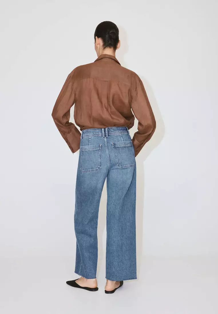 Catherin Culotte High-Rise Jeans